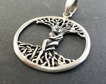 Enchanting Sterling Silver Tree of Life Pendant UK - Main Image