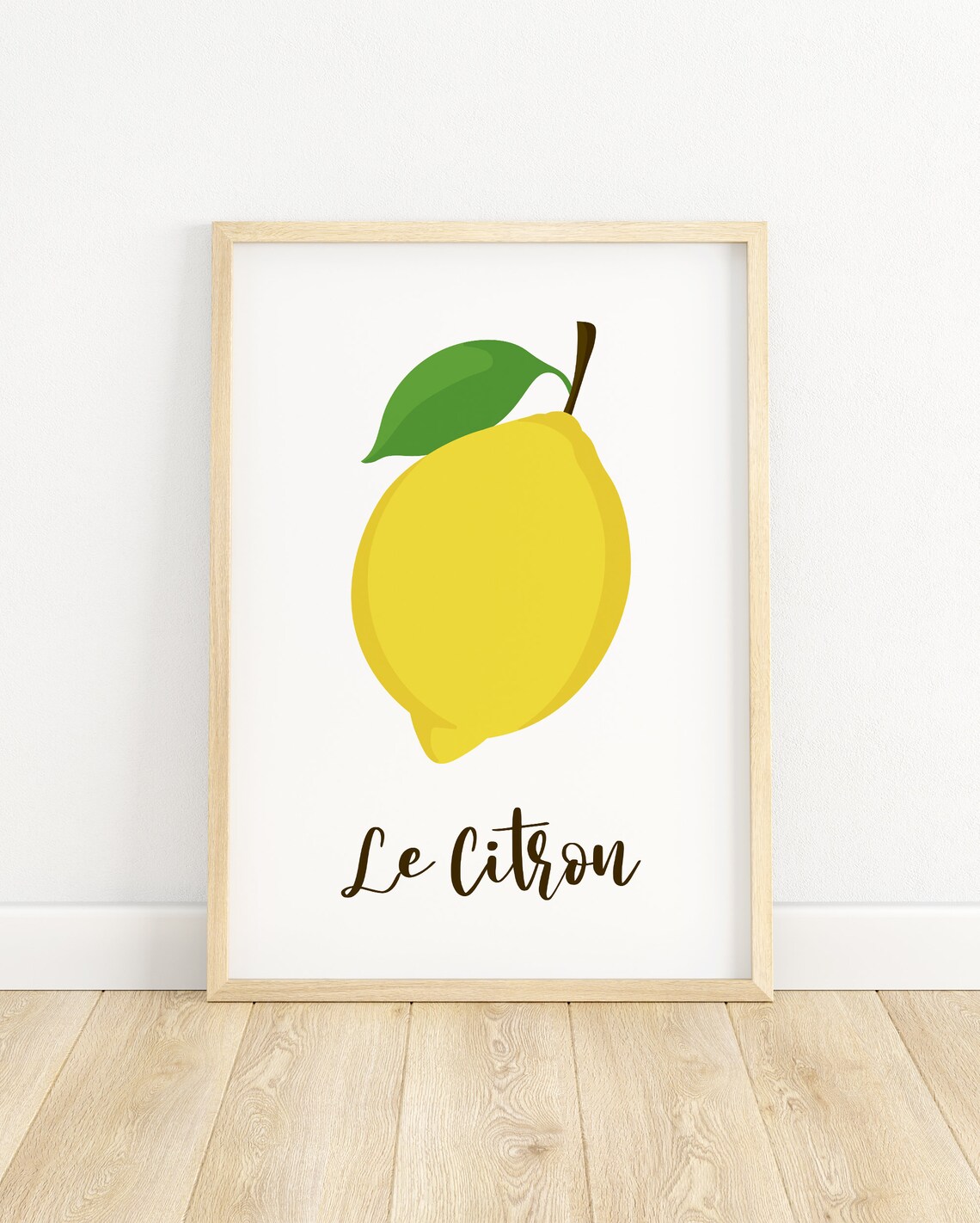 Printable Lemon Poster Lemon Print Lemon Poster Summer Etsy
