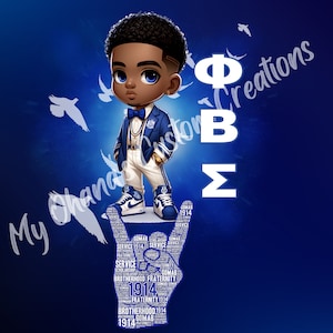 Phi Beta Sigma PNG 20oz tumbler file