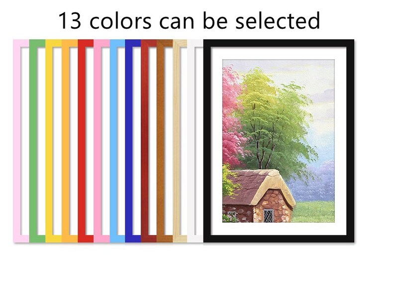 Large Size Photo Frame/rectangle Photo Frame/diy Wooden Photo Etsy