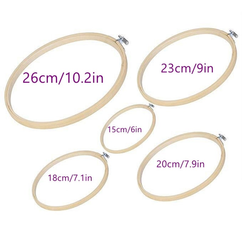 Bamboo Embroidery Hoop/embroidery Hoop/hoop/cross Stitch Hoop/sewing
