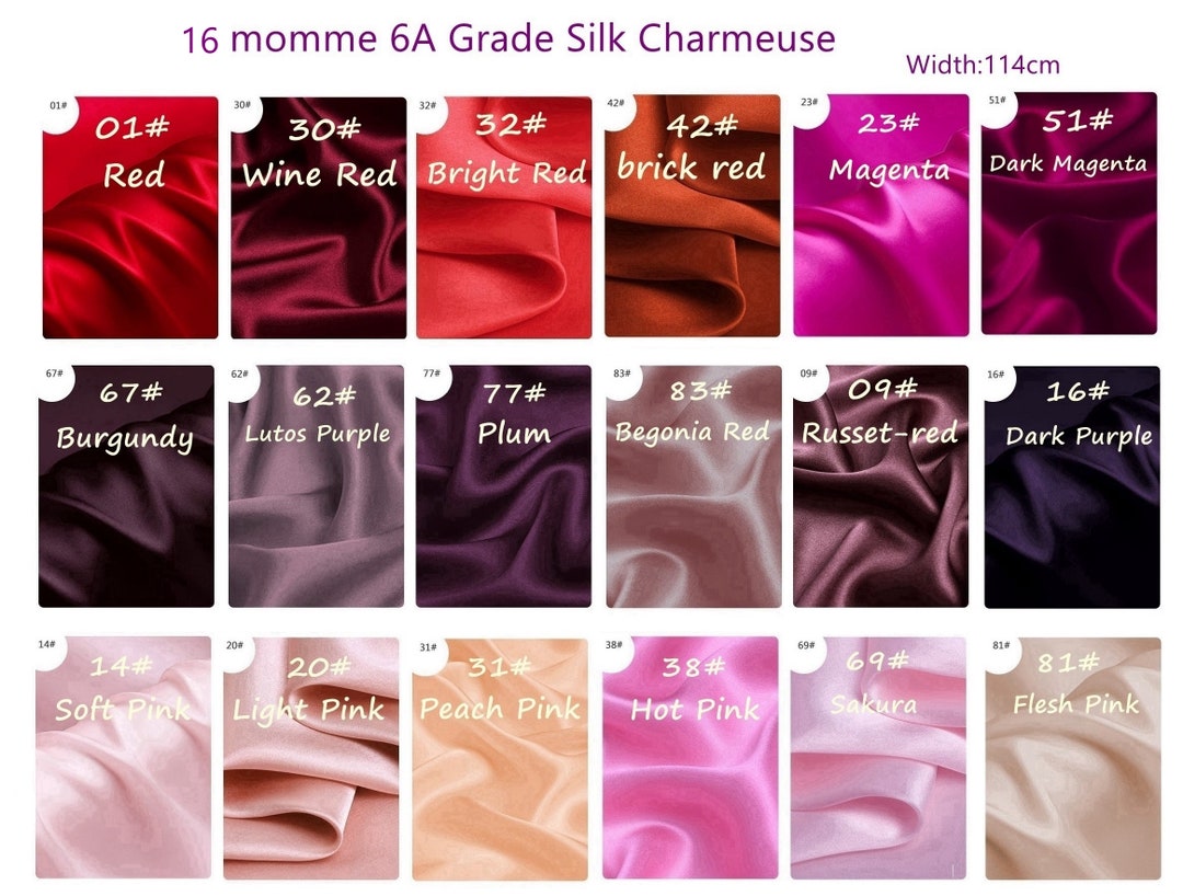 16momme 6A Grade Mulberry Silk Fabric, Silk