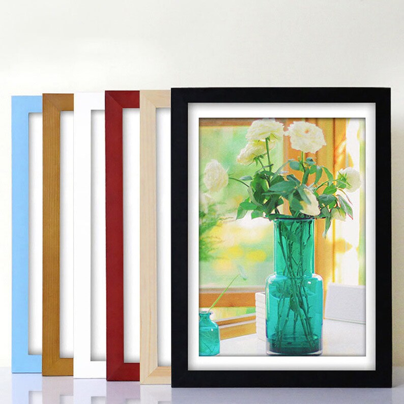 Large Size Photo Frame/rectangle Photo Frame/diy Wooden Photo Etsy