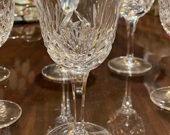 Champagne Sherbet Goblet Glass Gorham Crystal Rosewood Pattern Older 