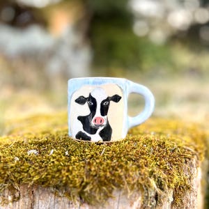 Tasse Mug Cheval Animaux Ceramique Fait A Main Pour Fille Maman Papa