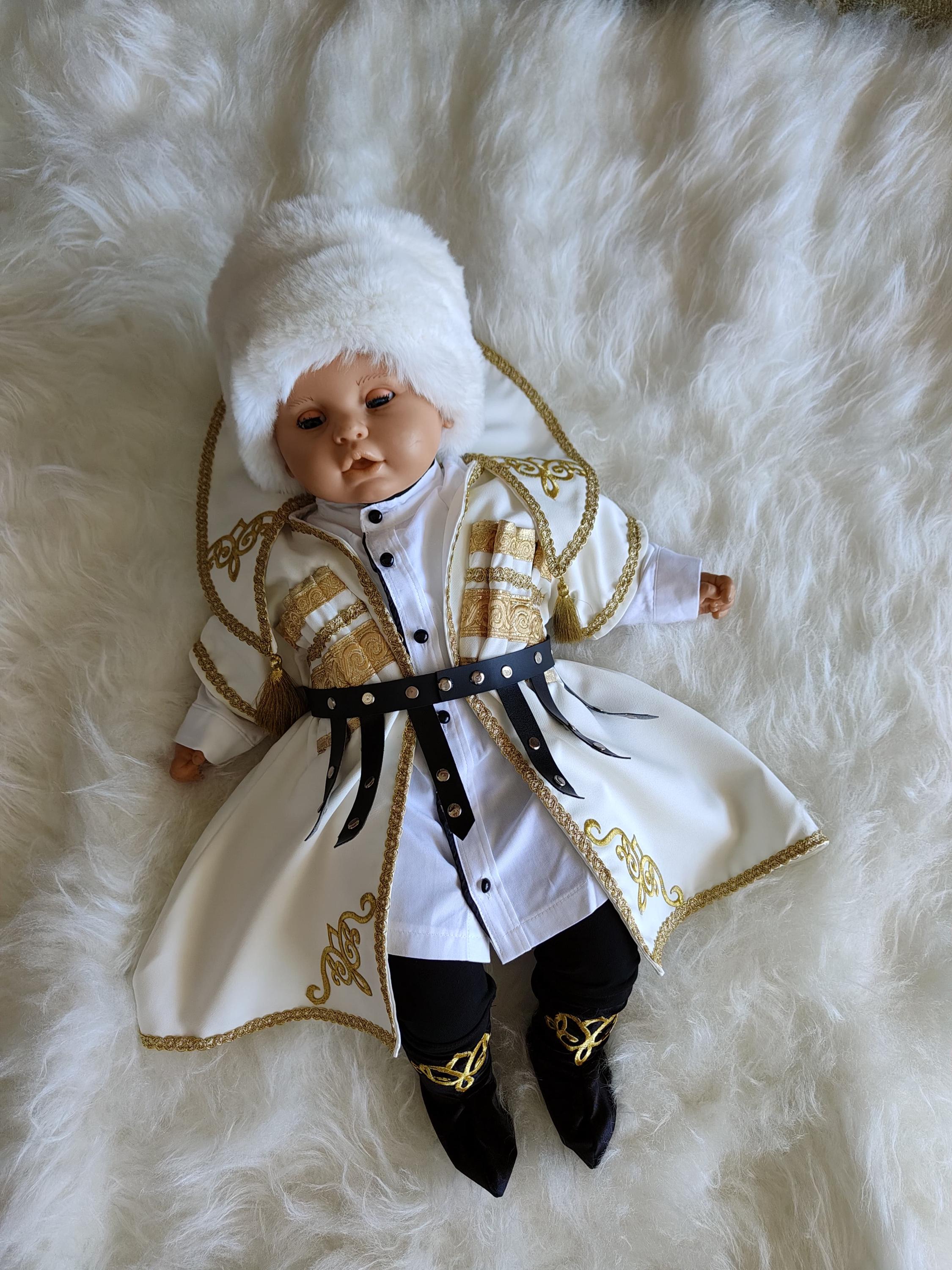 Ring Bearer Outfit Traditional Prince Costume First Birthday Photoshoot Baby Boy Formal Suit