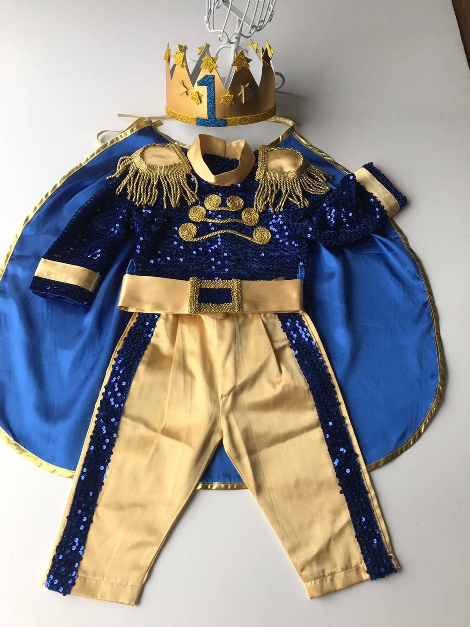 1st Birthday Baby Boy Prince Costume,christmas Costume ,halloween