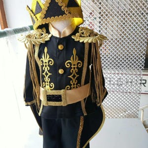 Duty free,Black Prince Costume , Baby boy Birthday Outfit, Photo Shoot Outfit , king outfit , black king costume , halloween costume