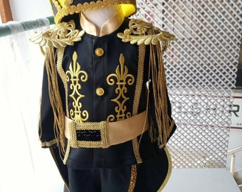 Black Prince Costume , Baby boy Birthday Outfit, Photo Shoot Outfit