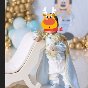 prince costume for baby / ring bearer / 1st birthday / first birthday / personalized outfit / halloween costume boys / baptism outfit