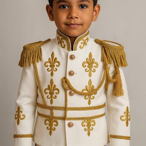 White Ring Bearer Page Boy Christening Wedding Suit Set