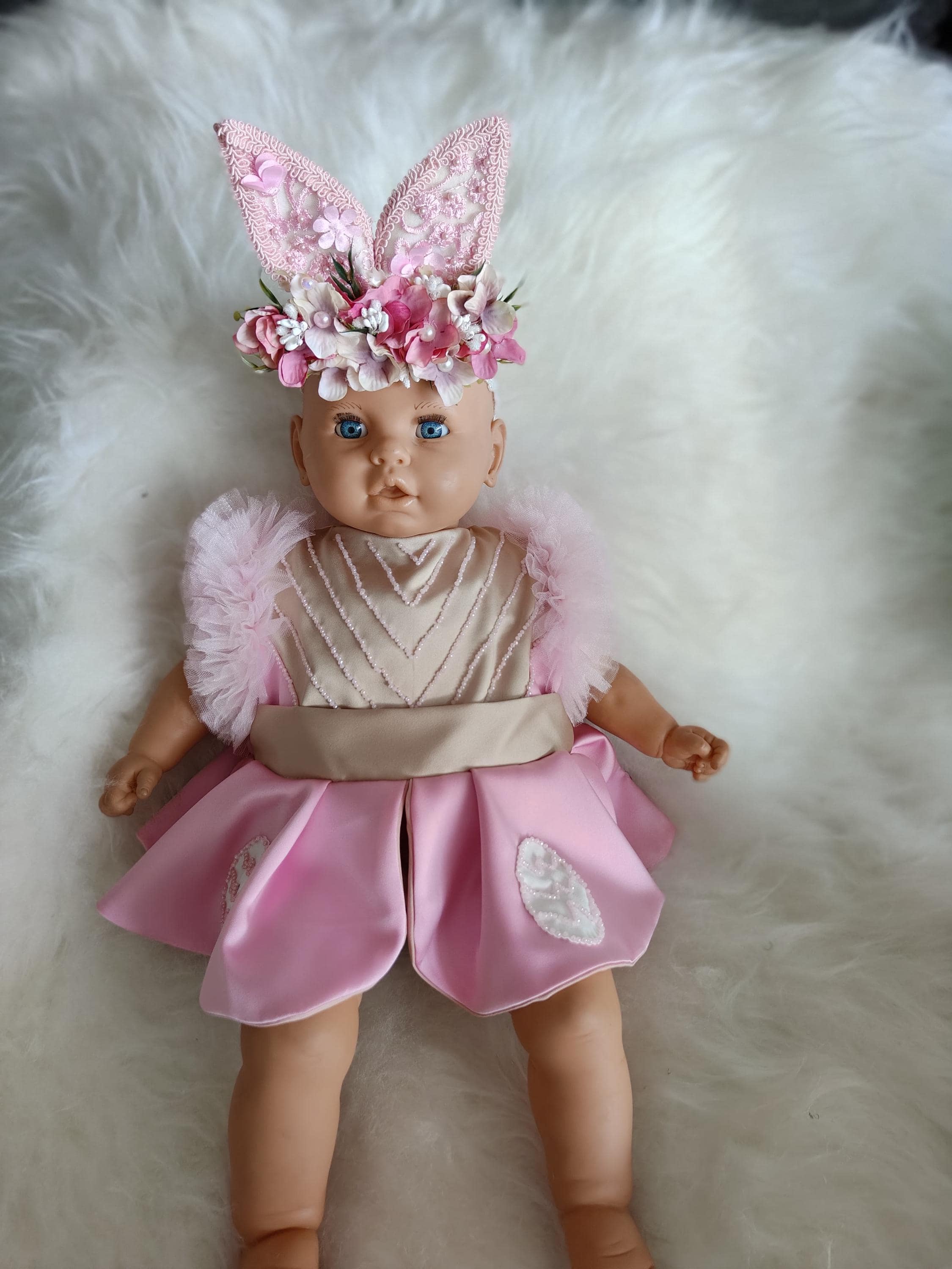 rabbit girl costume, baby rabbit dress, rabbit dress , 1st birthday outfit, first birthday outfit , rabbit concept party