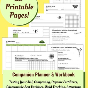 Planner & Workbook 10 Simple Steps to Switch Your Garden to Organic image 3