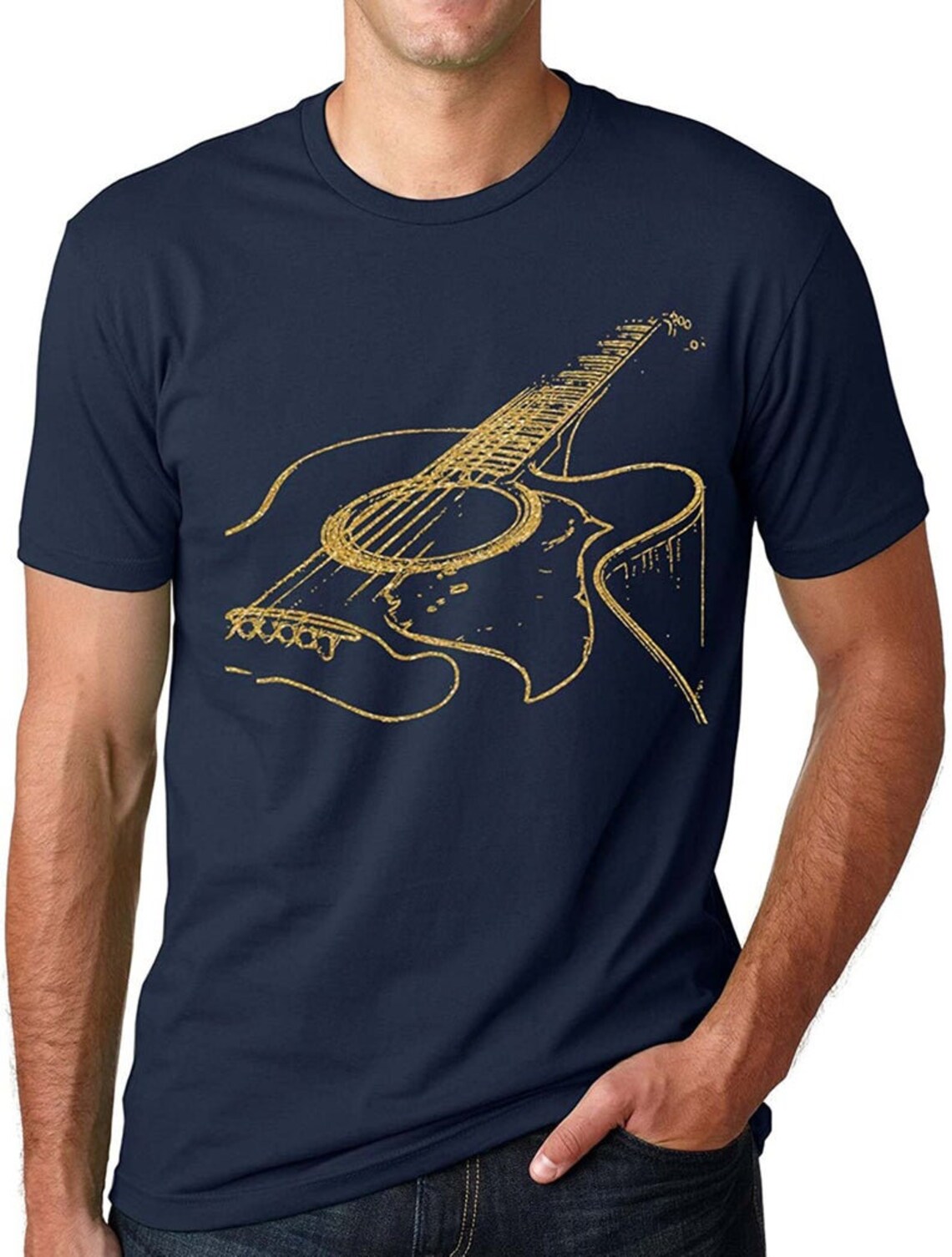 Guitar Logo TShirts 2021 Acoustic Bass Guitar T Shirt Etsy