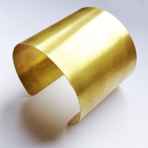 Handmade Raw brass cuff blanks Metal cuff bracelet blanks for jewelry making 2.36 inches (60 x 160 x 0.5 mm)