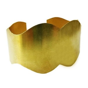 Handmade Raw brass cuff blanks Metal cuff bracelet blanks for jewelry making 1.57 inches (40 x 160 x 0.5 mm)