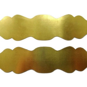 SET of 2 pcs. Handmade Raw brass cuff blanks Metal cuff bracelet blanks for jewelry making 1.77 inches (45 x 160 x 0.5 mm)