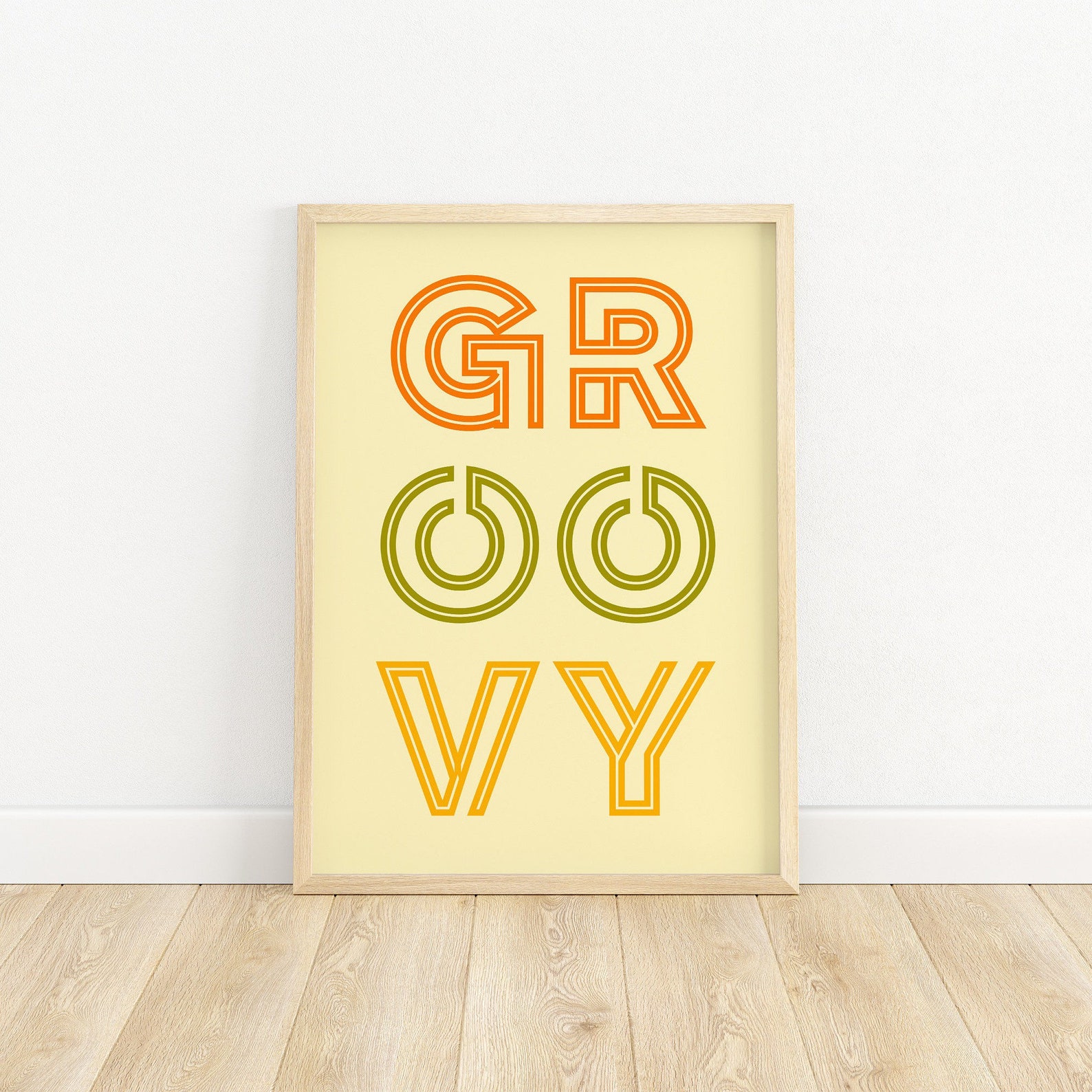 Groovy Print / Funky Print / Home Print / Home Decor / Cool Etsy