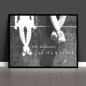 Kids Printable Friend Black and White - Etsy
