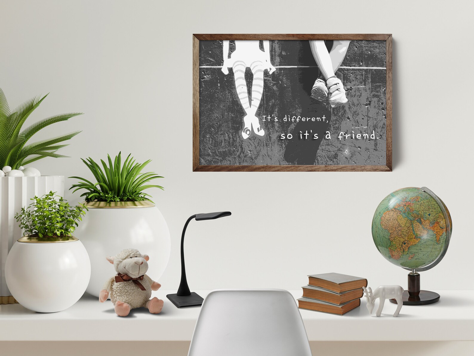 Kids Printable Friend Black and White - Etsy