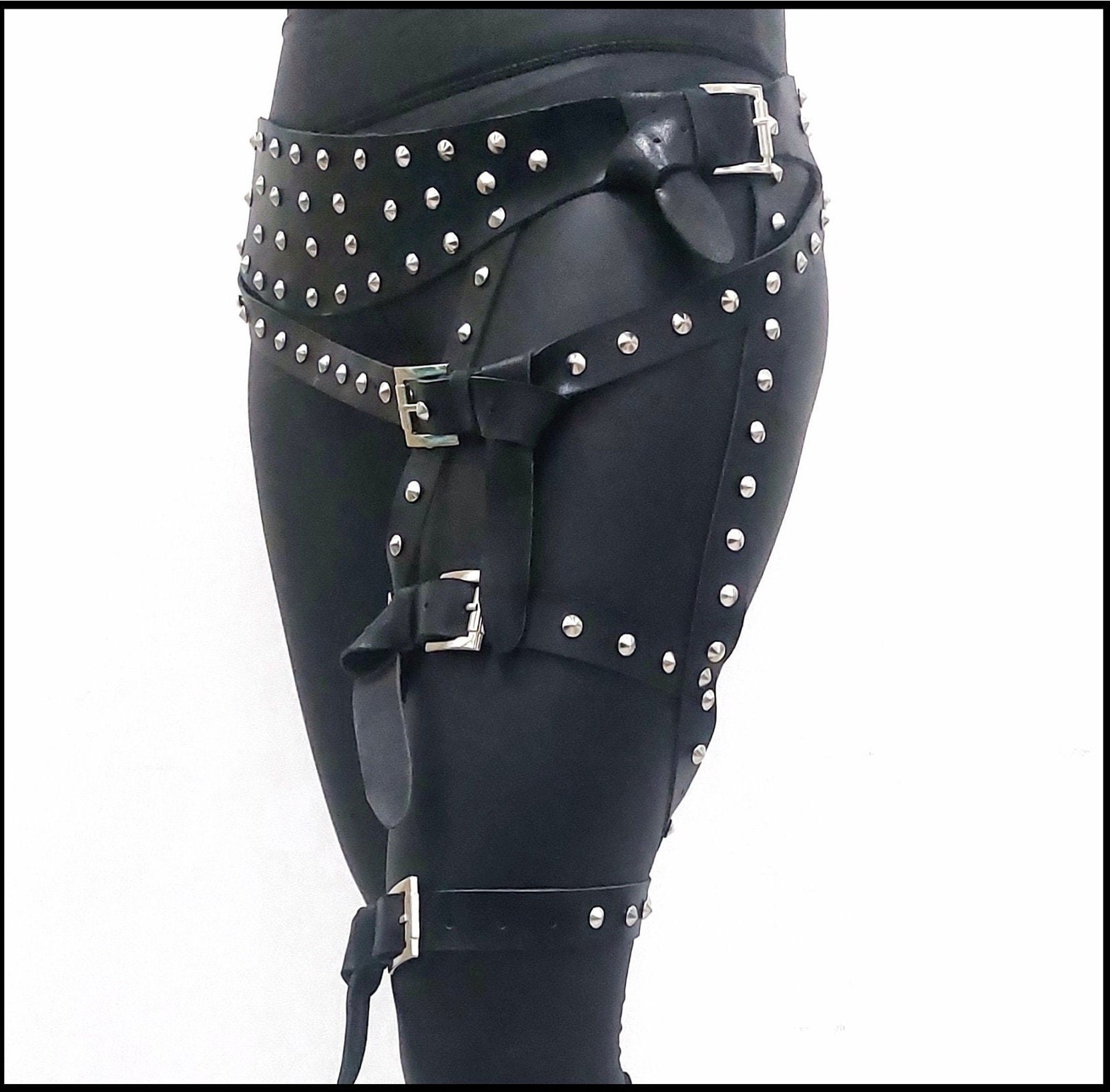 Harness Belt Waist Studded - Etsy