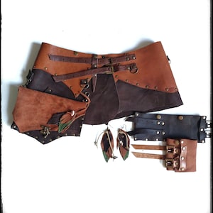 Brieftaschen armband, Bohemian Taschengürtel,Utensilo Gürtel, Festival Gürtel,Lederarmband,Armband Geldbörse,Ledergürtel,Herren Lederarmband Brieftasche