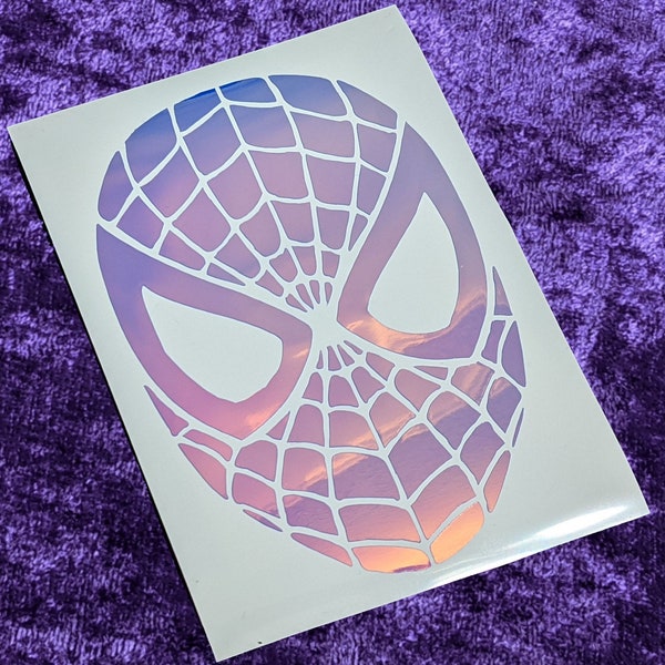 Spider-Man Symbol Decal in Magical Holographic or Various Colors