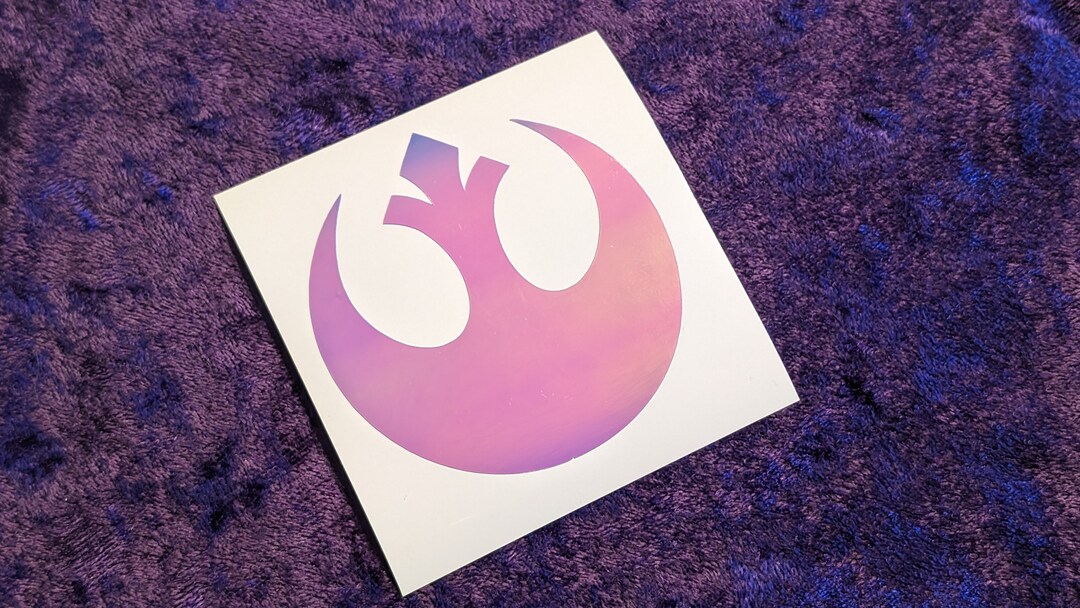 Starwars Rebels Symbol Vinyl Decal in Magical Holographic or Various ...