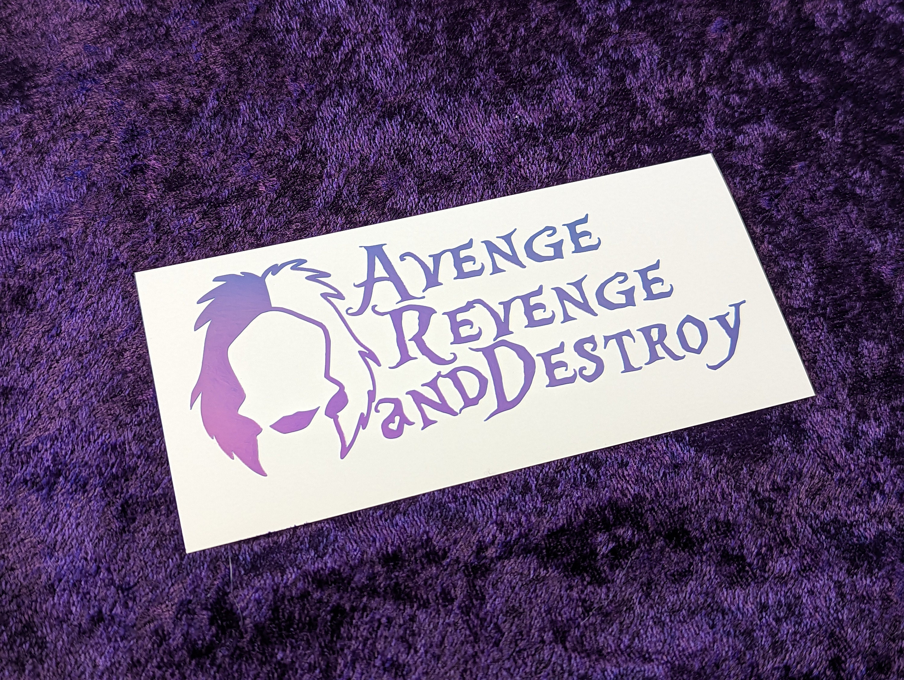 Avenge or Revenge?