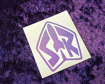 Toy Story Buzz Lightyear Space Ranger Logo Permanent Vinyl Decal in Magical Holographic or Various Colors