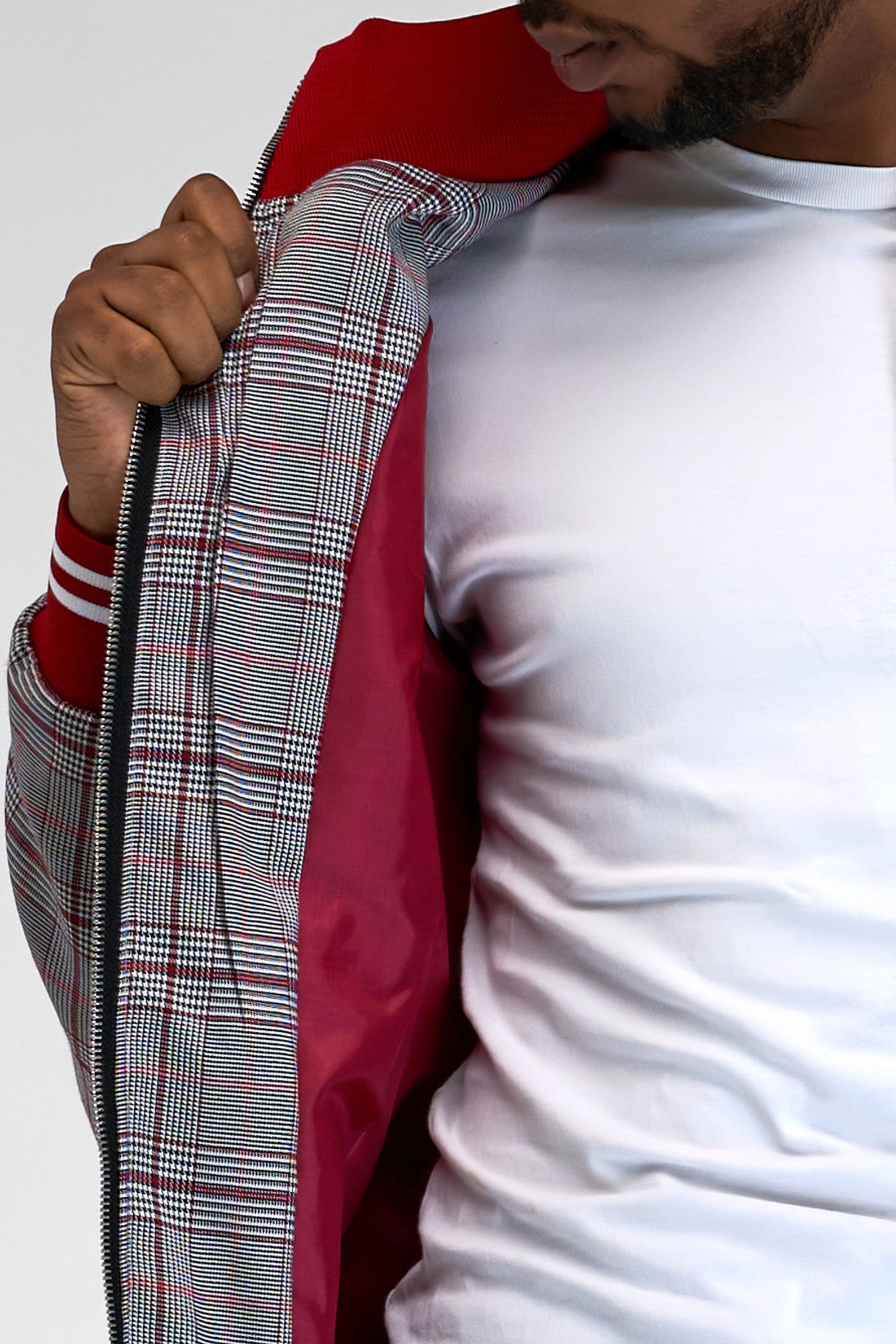 checkered tracksuit bottoms