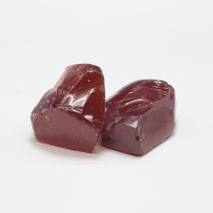 Nanosital Simulated Fire Opal Lab Created Faceting Rough for Gem Cutting - #007/1 - Various Sizes