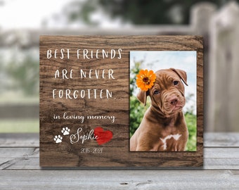 Pet Loss Frame, Dog Loss Photo Canvas, Pet Bereavement Gift, Dog Loss Gift, Dog Condolence Gift, Pet Loss Gifts, Dog Memorial Quote