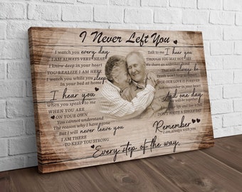 Personalized Memorial Canvas, In Memory Sympathy Canvas, In Loving Memory Memorial Canvas, Loss of Mother, Loss of Father, Condolence Gift