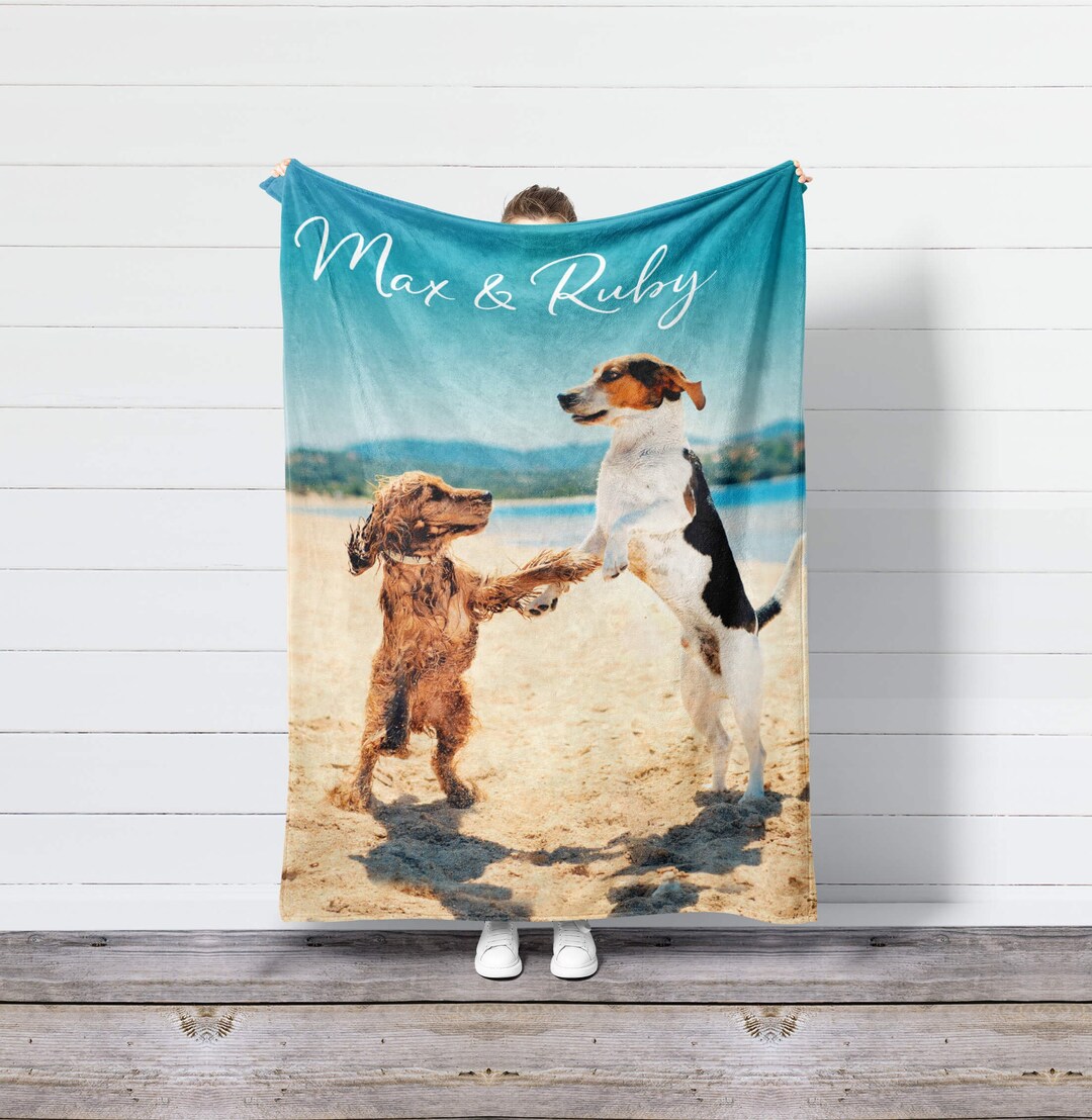 Your Photo on A Blanket, Pet Photo Blanket, Family Pet Photo on Blanket
