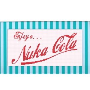 Schema punto croce Nuka Cola Fallout