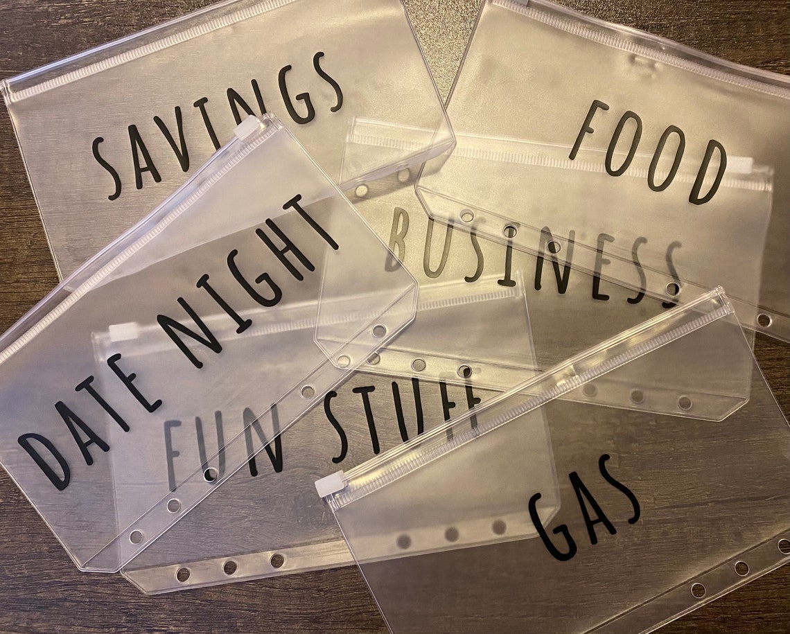 Custom Budget Binder Cash/money Binder A6 Binder Zipper Etsy