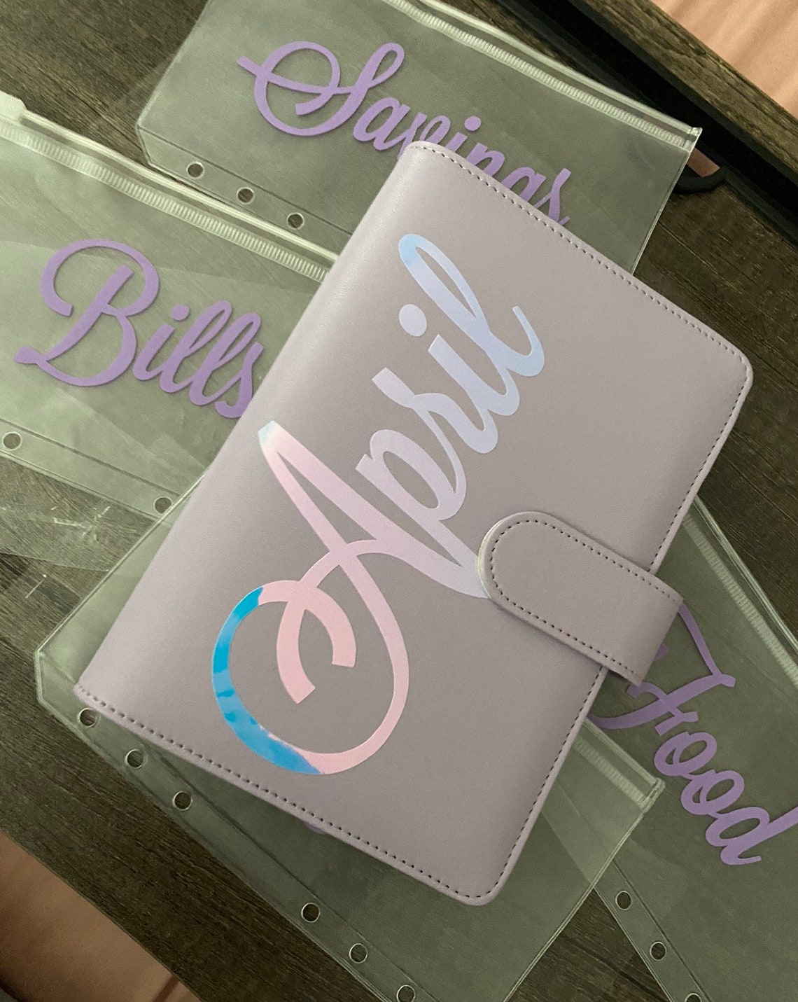 Custom Budget Binder Cash/money Binder A6 Binder Zipper Etsy