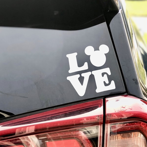Mickey Mouse Car Decal Etsy Canada