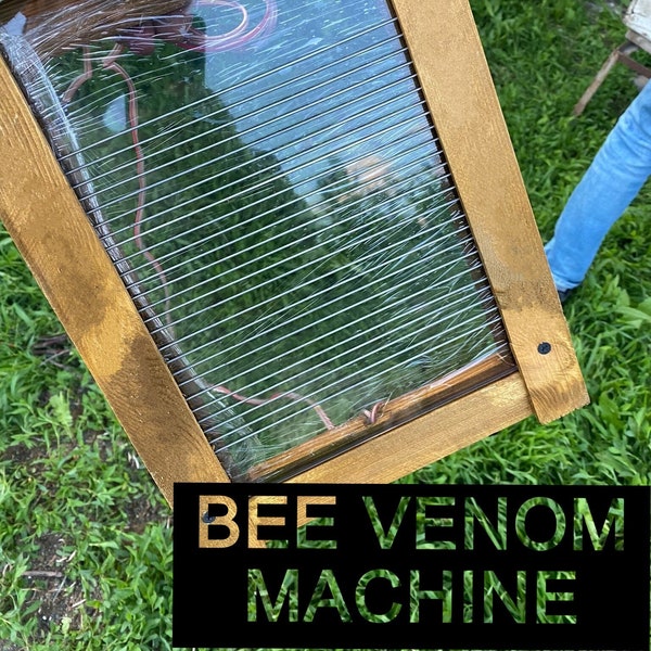 Bee Venom Collector Machine, Raw bee venom collector, 4 set bee venom machine , 2/4/6/8 Set Bee venom macine, Machine+Collector+Glass Panel