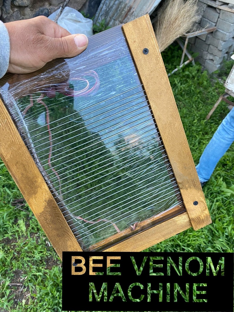Bee Venom Collector Machine, Raw bee venom collector, 4 set bee venom machine , 2/4/6/8 Set Bee venom macine, MachineCollectorGlass Panel image 1