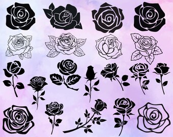 Download Rose Svg Etsy