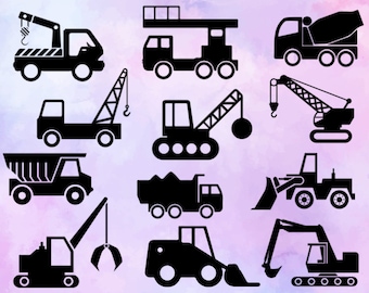 Construction SVG | Trucks Svg | Excavator Svg | Dump Truck Svg | Construction Clipart | Cricut Excavator | Cricut Construction | Kids Svg