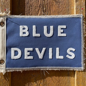 Vintage inspired Blue Devils Duke University North Carolina