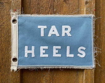 Vintage inspired TAR HEELS University North Carolina UNC Chapel Hill