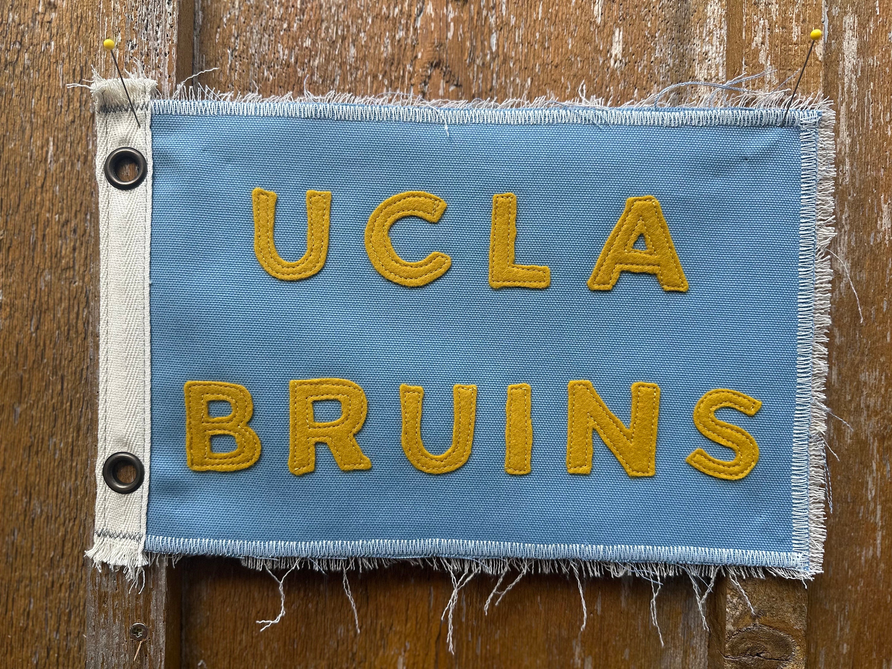 Vintage Inspired UCLA Bruins Camp Flag Banner - Etsy