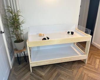 Large indoor Guinea Pig Cage / Enclosure Two Levels 148x74x94cm