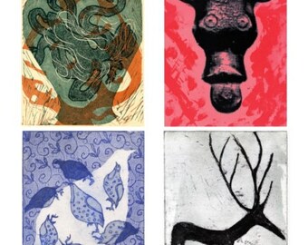 Oxford Printmakers | Oxford Greeting Cards | Catriona Brodribb Card Pack 2