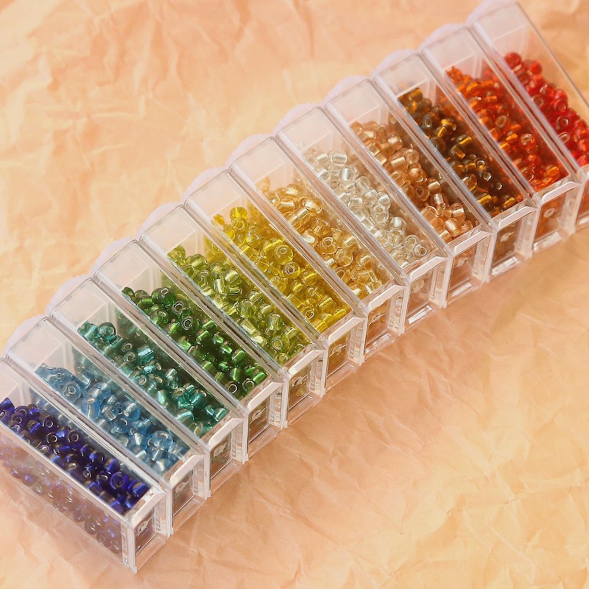 Colorful Glass Beads Bead Embroidery Handmade DIY Material Etsy Australia