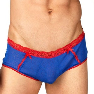 Crepe & Lace Men&#39;s Panties